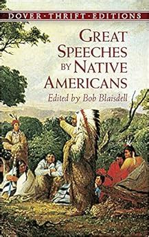 Great Speeches by Native Americans Dover Thrift Editions Doc