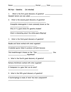 Greatest Discoveries With Bill Nye Genetics Worksheet Answers Kindle Editon