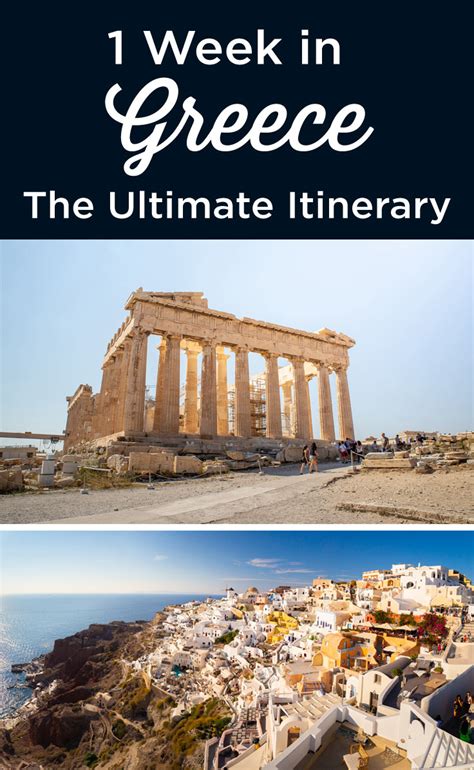 Greece 1-Week Itinerary: An Epic Journey Through Ancient History and Modern Wonders