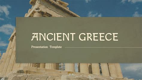 Greece Slides Template
