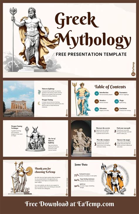 Greek Mythology Slides Template