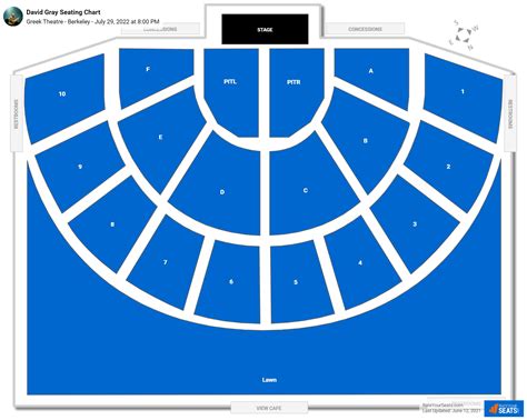 Greek Theatre Berkeley Seating Chart