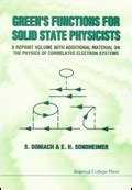 Green's Functions for Solid State Physicists Doc