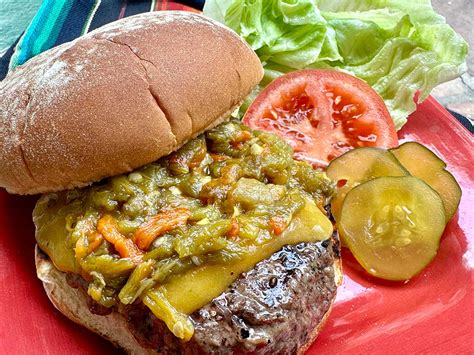 Green Chile Cheeseburger:
