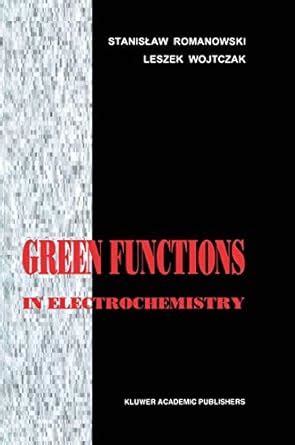 Green Functions in Electrochemistry 1st Edition Kindle Editon