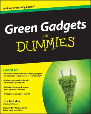 Green Gadgets For Dummies Reader