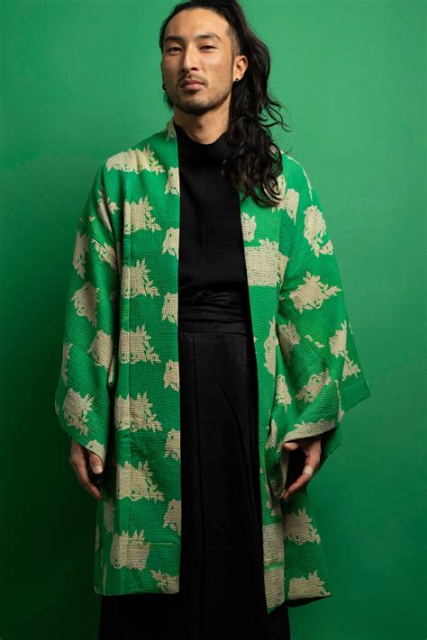 Green Haori Coat: