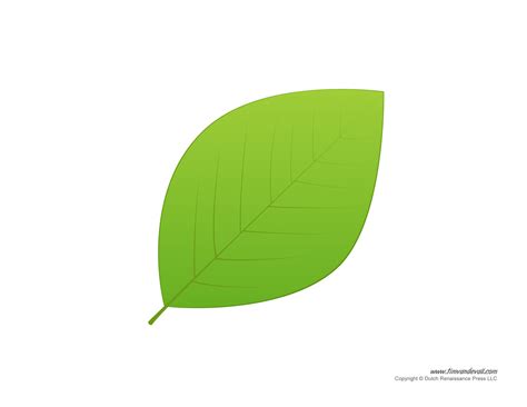 Green Leaf Printable