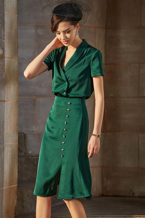 Green Skirts: An Ode to Verdant Hues and Feminine Elegance