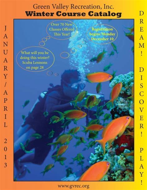 Green Valley Recreation Classes Catalog