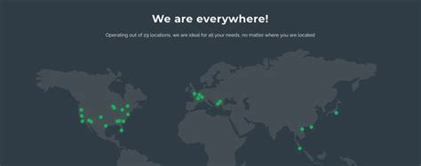 Visual representation of GreenCloudVPS's global datacenter locations for optimal connectivity