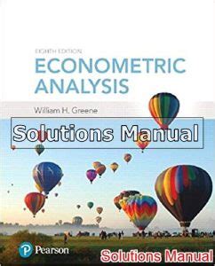 Greene Econometrics Solution Manual Doc