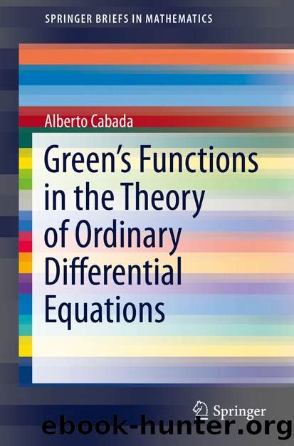 Greens Functions in the Theory of Ordinary Differential Equations Doc