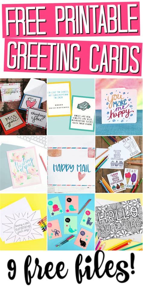 Greeting Cards Online Free Printable
