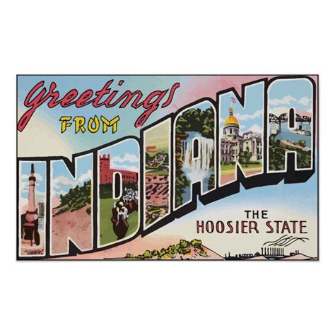 Greetings from Indiana Vintage Hoosier Postcards Kindle Editon
