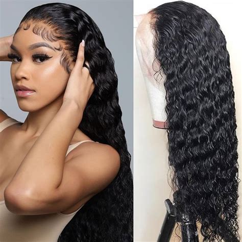 Grey Deep Wave Wig