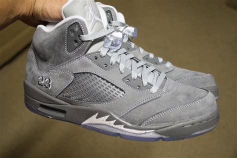 Grey Jordan 5s