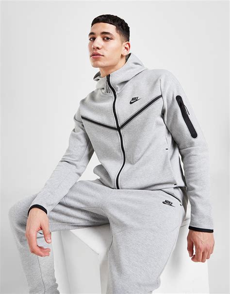 Grey Nike Tech Hoodie