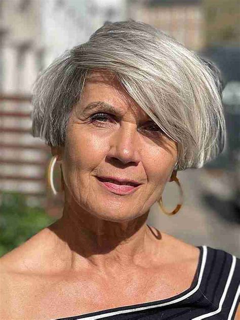 Grey Short Wigs 6" Lace Front Wigs