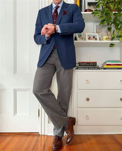 Grey Slacks and Blue Blazer: The Quintessential Power Duo for Professional Excellence