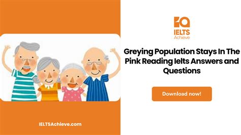 Greying Population Stays in the Pink: Reading Answers for a Vibrant Future