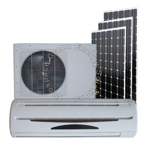 Grid-tied solar air conditioners: