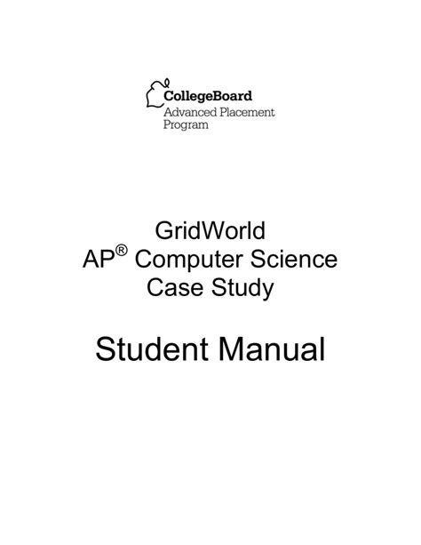 Gridworld Student Manual Solutions Ursdoc Com Doc