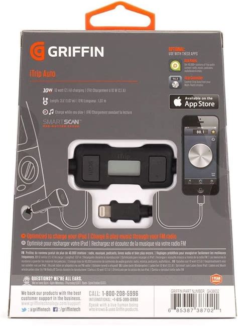 Griffin iTrip Auto Transmitter Black Reader