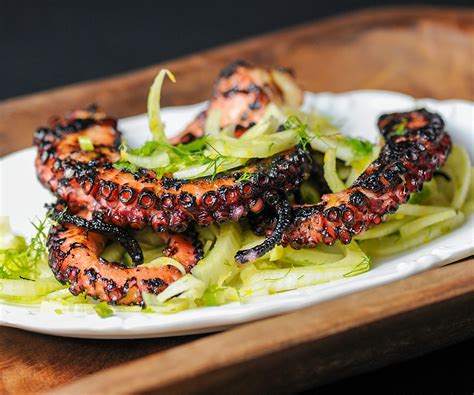 Grilled octopus: