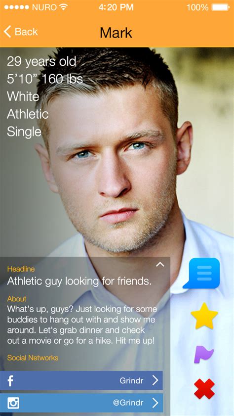 Grindr Profile Template