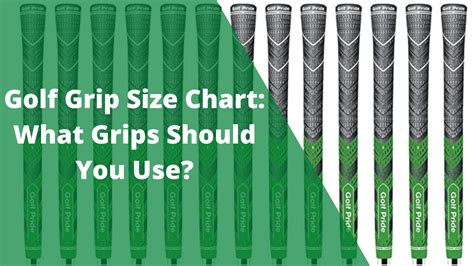 Grip Size Golf Chart