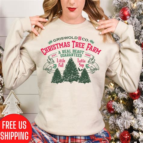 Griswold's Tree Farm Sweatshirt: A Nostalgic Holiday Wardrobe Staple