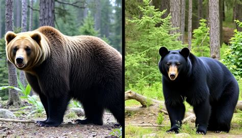 Grizzly vs Black Bear: 8 Essential Differences