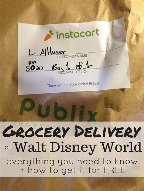 Grocery Delivery at Disney World: Everything You Need to Know