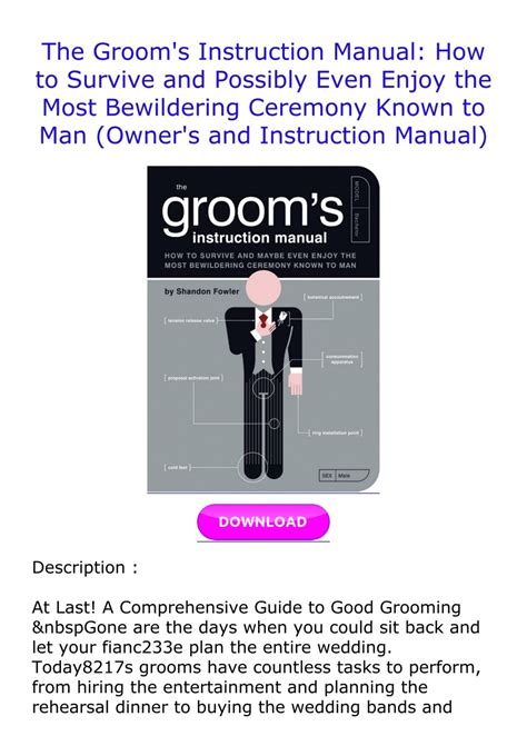Grooms Instruction Manual Possibly Bewildering Epub