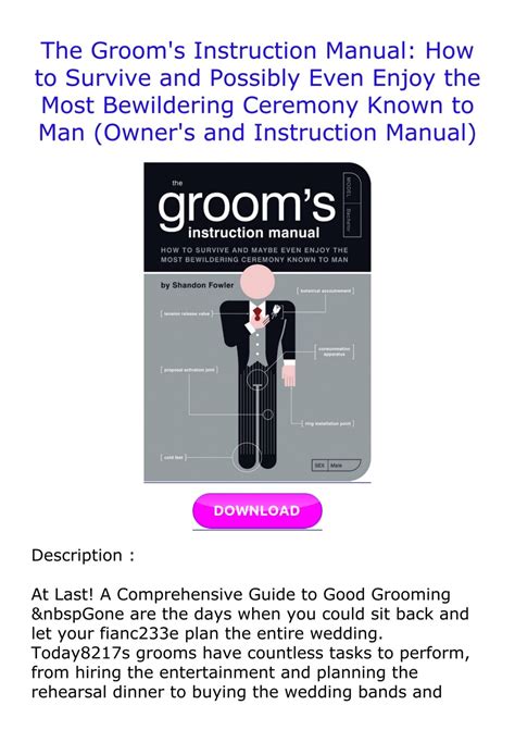 Grooms Instruction Manual Possibly Bewildering Kindle Editon