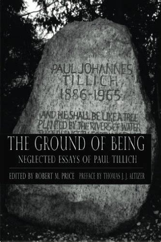 Ground of Being Neglected Essays of Paul Tillich Doc