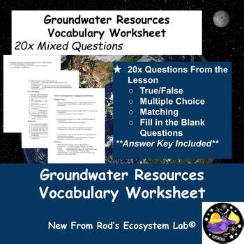 Groundwater Answer Key Doc