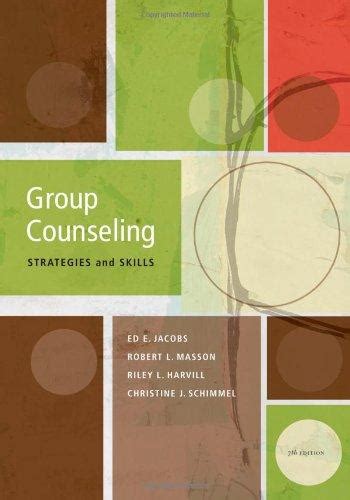 Group Counseling: Strategies and Skills Ebook Ebook PDF