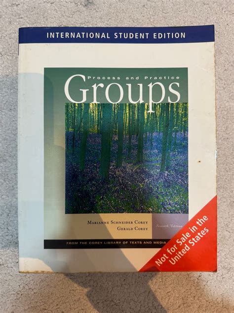 Groups Process and Practice 7th Edition Reader