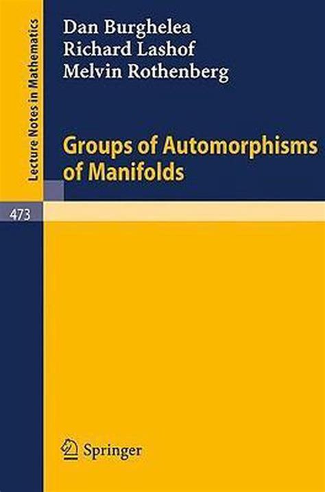 Groups of Automorphisms of Manifolds Kindle Editon