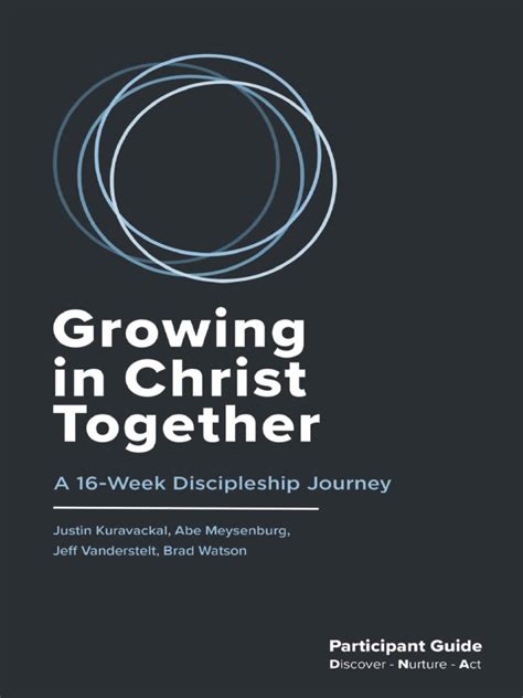 Growing in Christ Together Participant Guide Reader