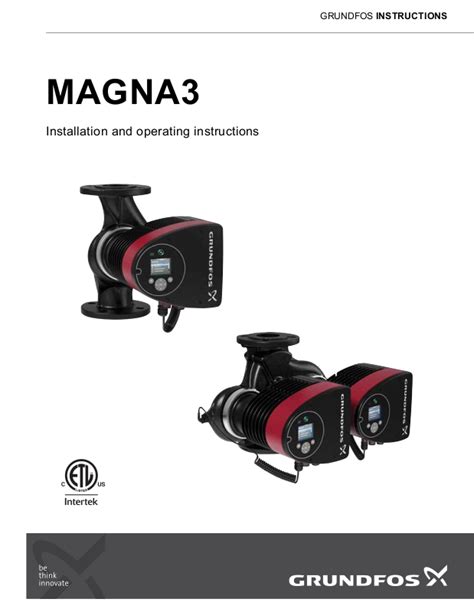 Grundfos Magna3 Installation Manual Ebook PDF