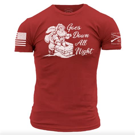 Grunt Style Christmas Shirt: Deck the Halls with Festive Patriotism