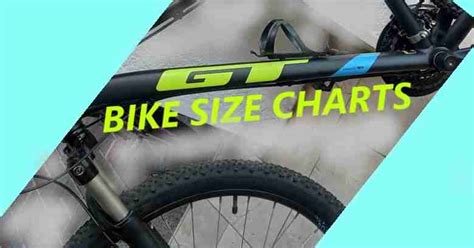 Gt Bicycles Size Chart