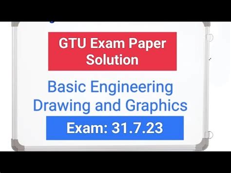 Gtu Exam Papers Solution PDF