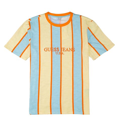 Guess Striped T-Shirt: A Style Essential for Every Wardrobe