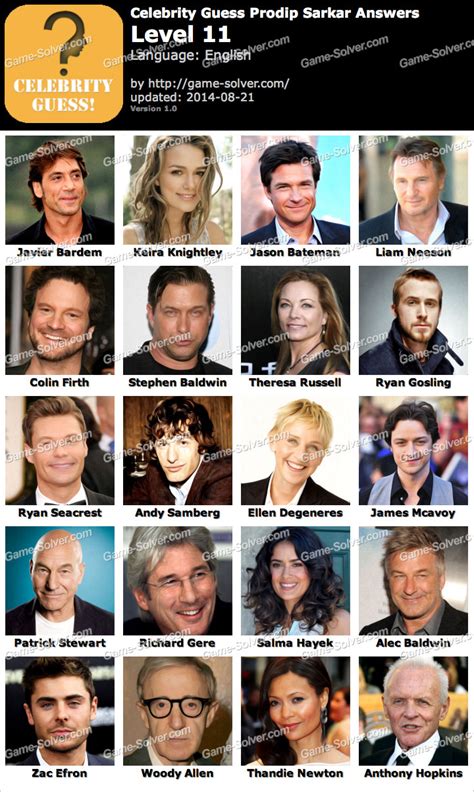 Guess The Celebrity Game Answers Epub