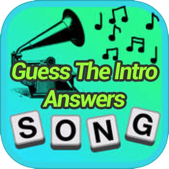 Guess The Intro Game Answers Kindle Editon