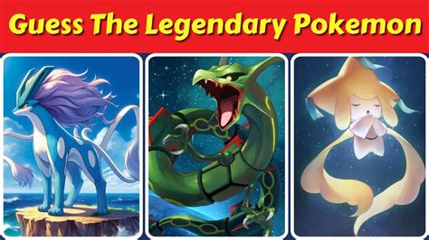 Guess the Pokémon from the Category: A Legendary Challenge